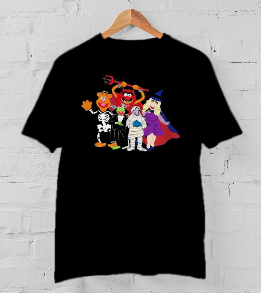The Muppets Halloween Group Costumes Featuring Classic Characters T-Shirt