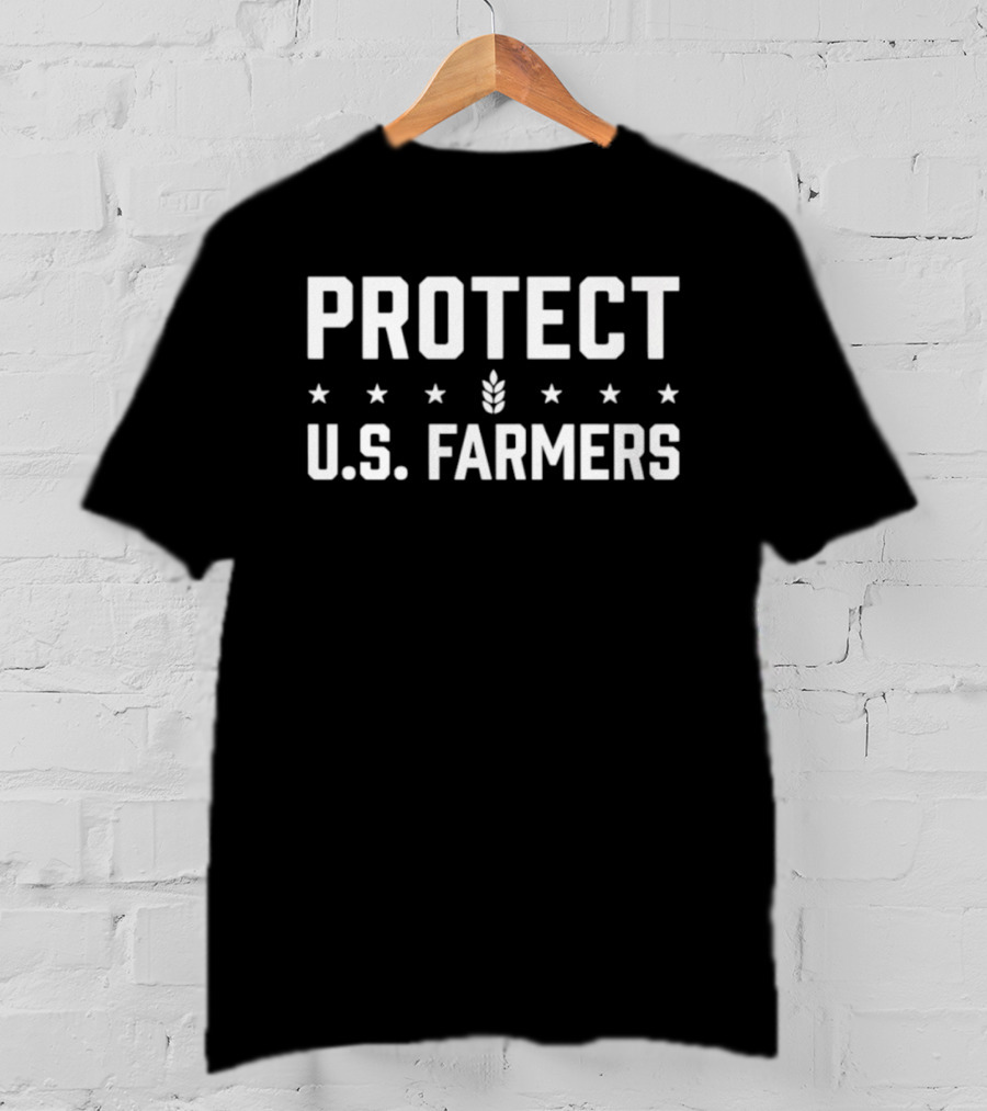 Protect U.S. Farmers Wheat Stalk Stars T-Shirt