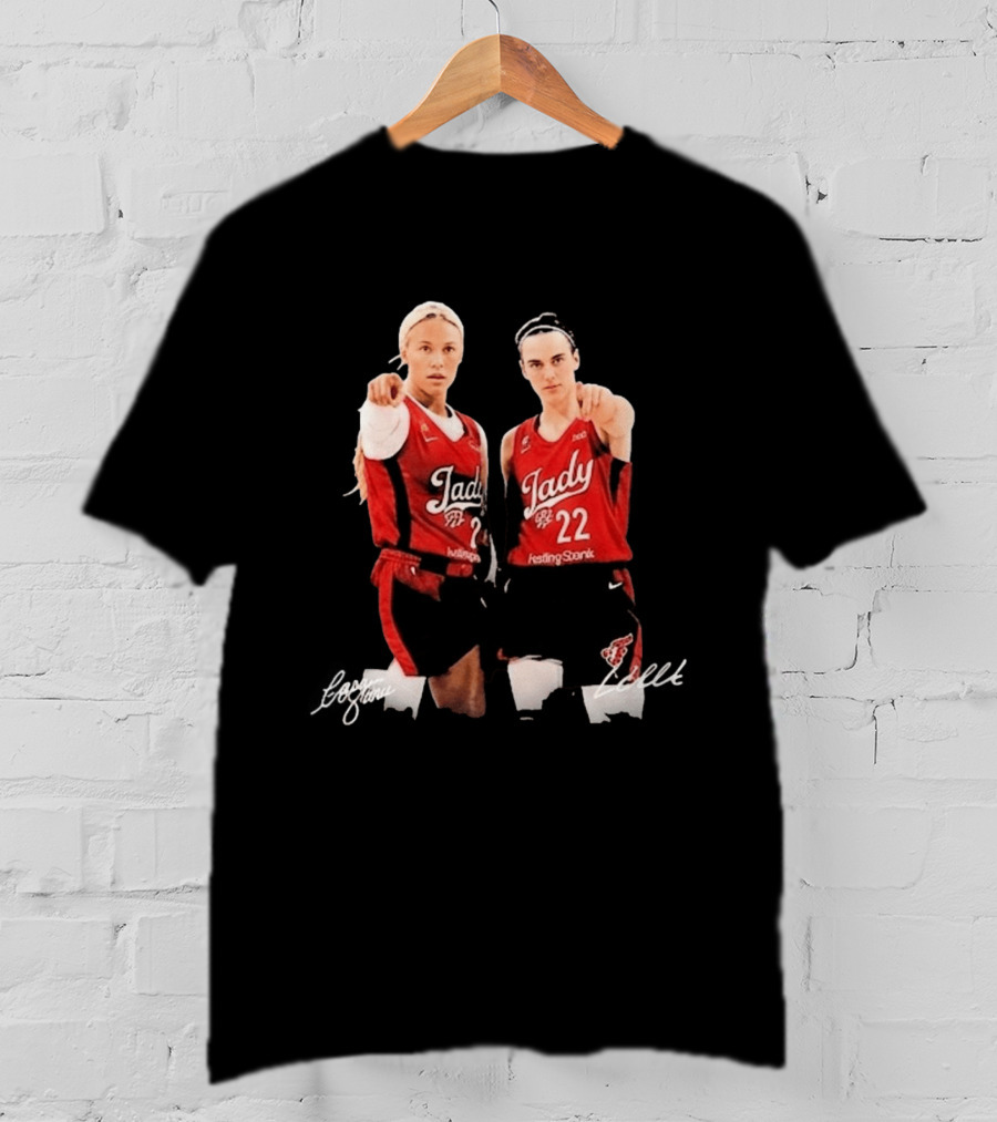 Sophie Cunningham Caitlin Clark Jady 22 Kesting Sterak T-Shirt