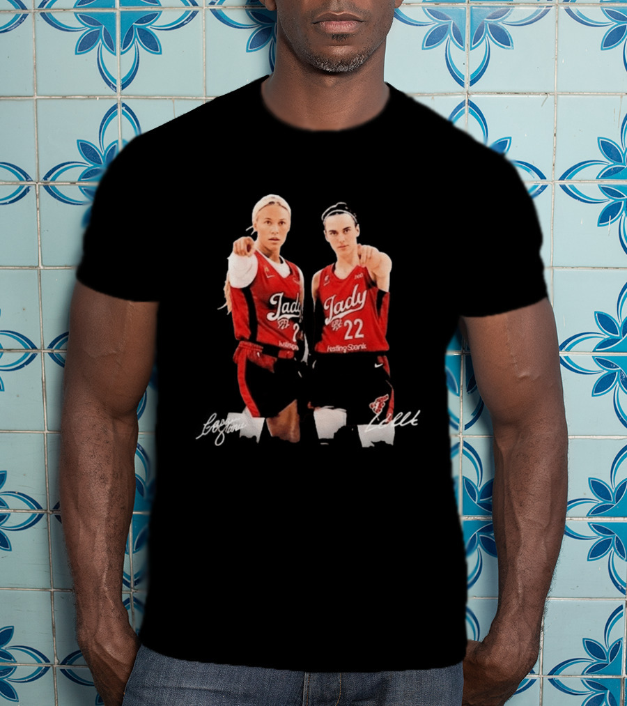 Sophie Cunningham Caitlin Clark Jady 22 Kesting Sterak T-Shirt