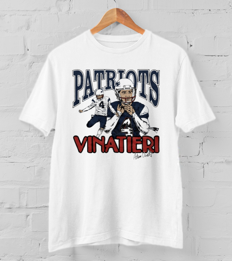 Patriots Vinatieri Adam New England Football T-Shirt