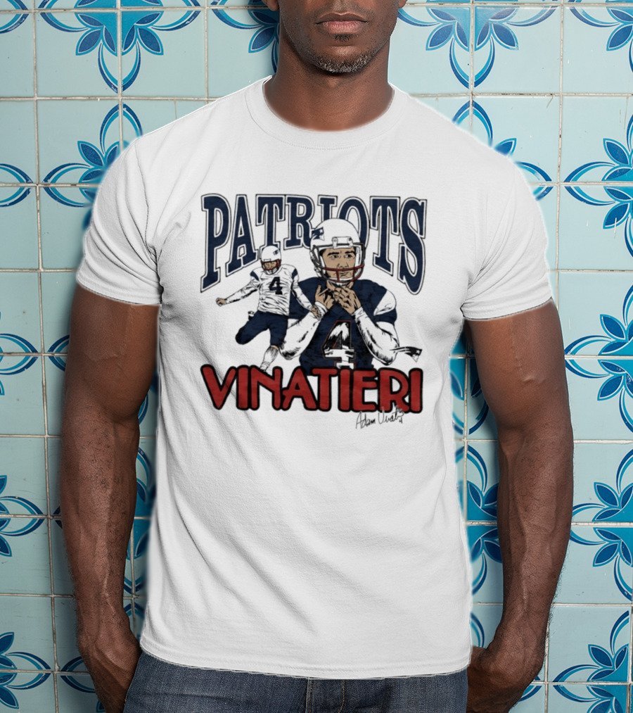 Patriots Vinatieri Adam New England Football T-Shirt
