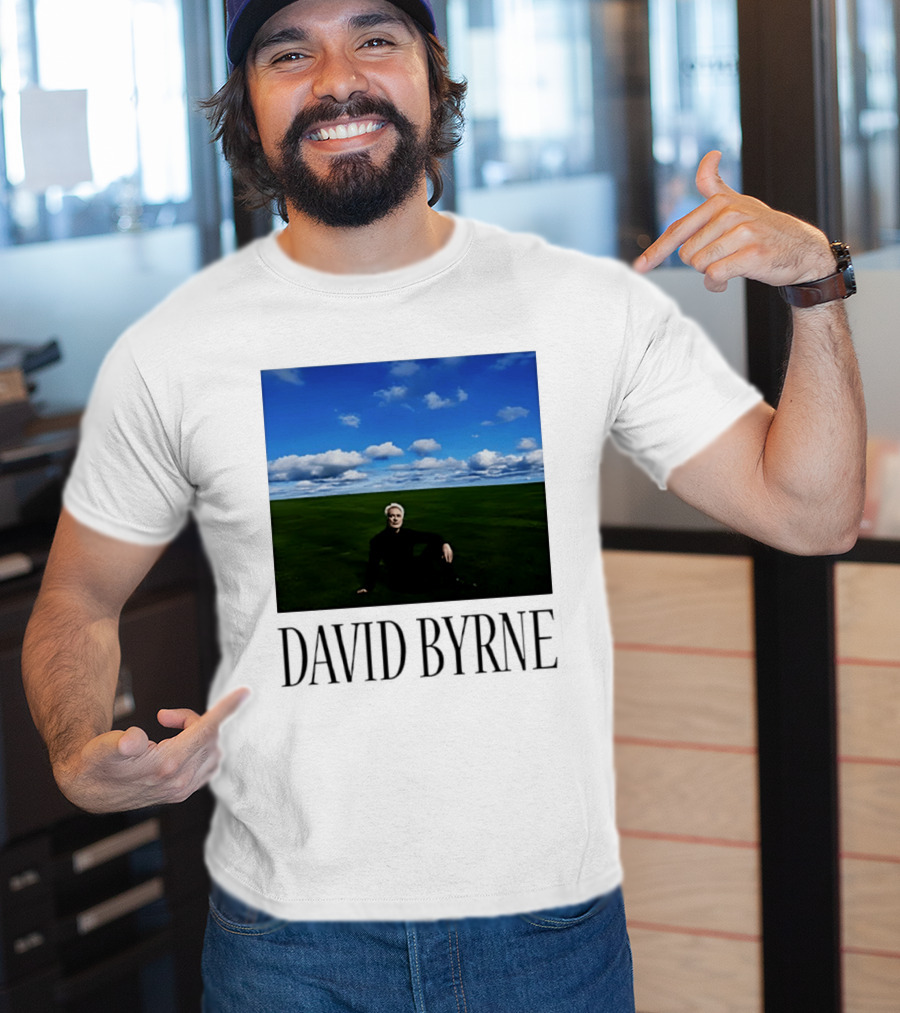 David Byrne Windows Wallpaper Meme T-Shirt