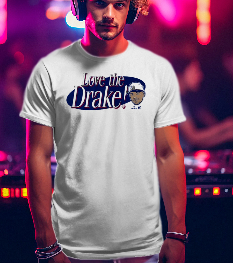 Love The Drake Text With Baseball Cap T-Shirt