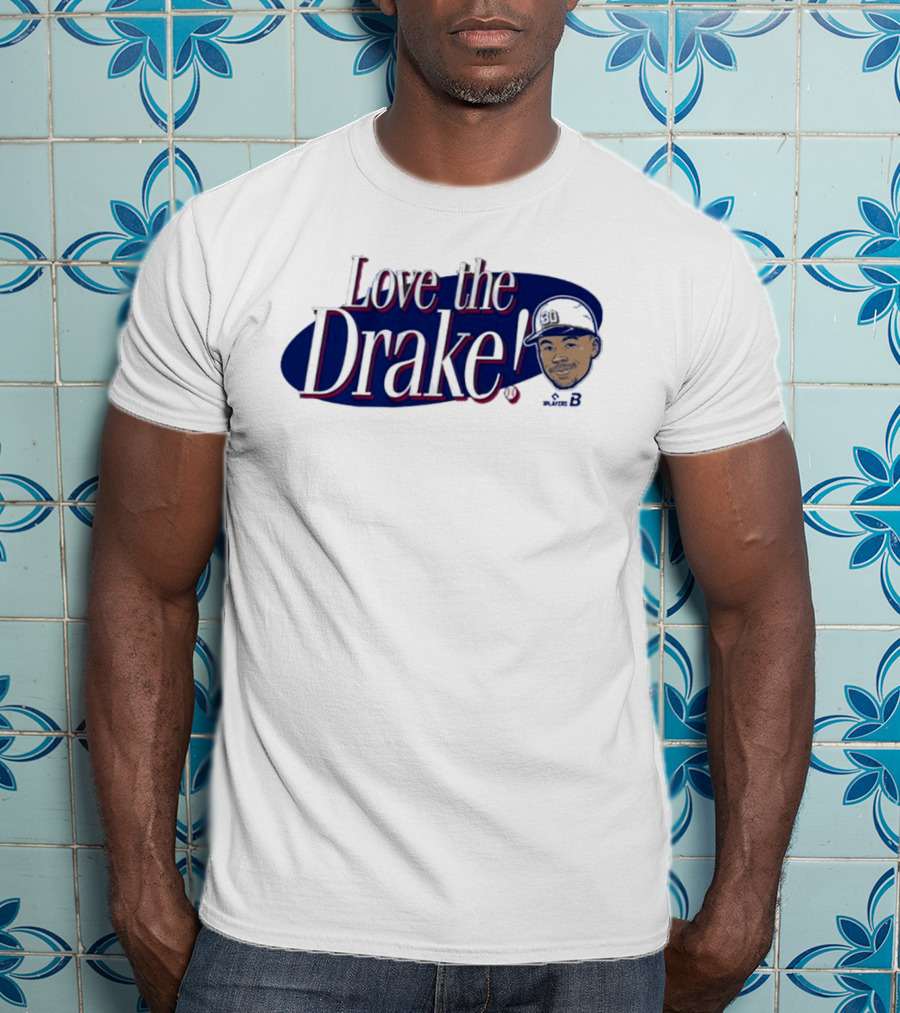 Love The Drake Text With Baseball Cap T-Shirt