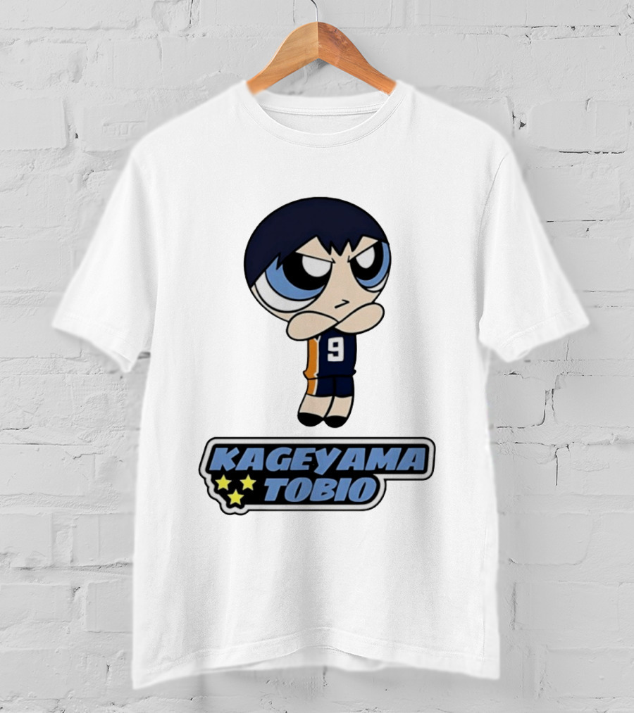 Kageyama Tobio 9 Haikyuu Powerpuff Girls T-Shirt