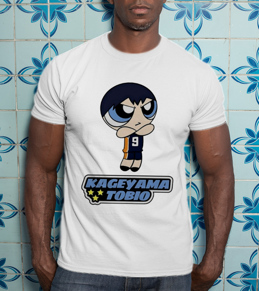 Kageyama Tobio 9 Haikyuu Powerpuff Girls T-Shirt