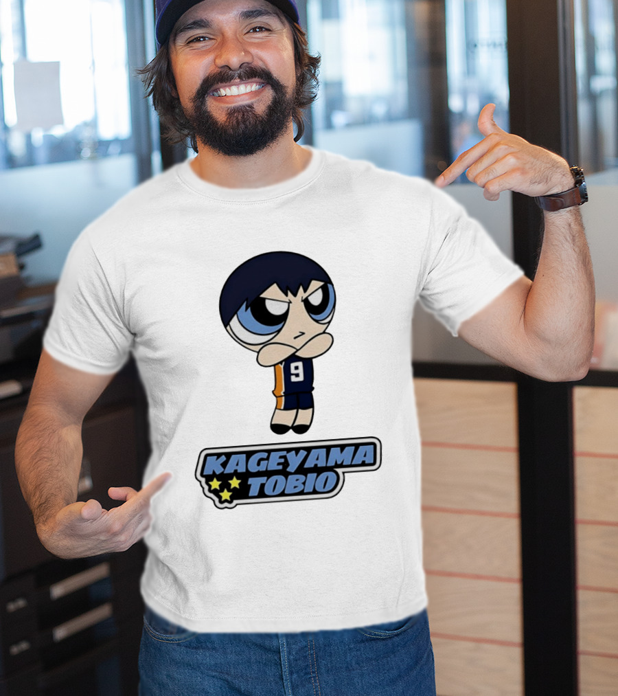 Kageyama Tobio 9 Haikyuu Powerpuff Girls T-Shirt