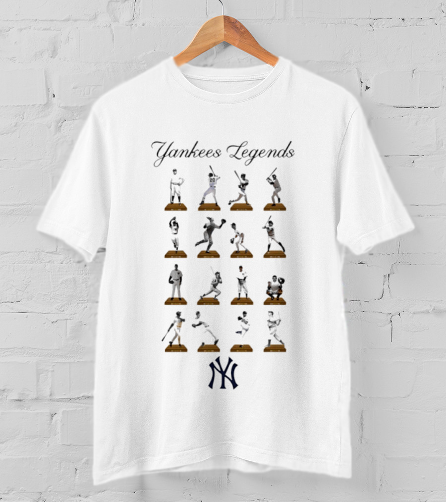 Yankees Legends Hall Of Fame Icons Baseball Moment T-Shirt