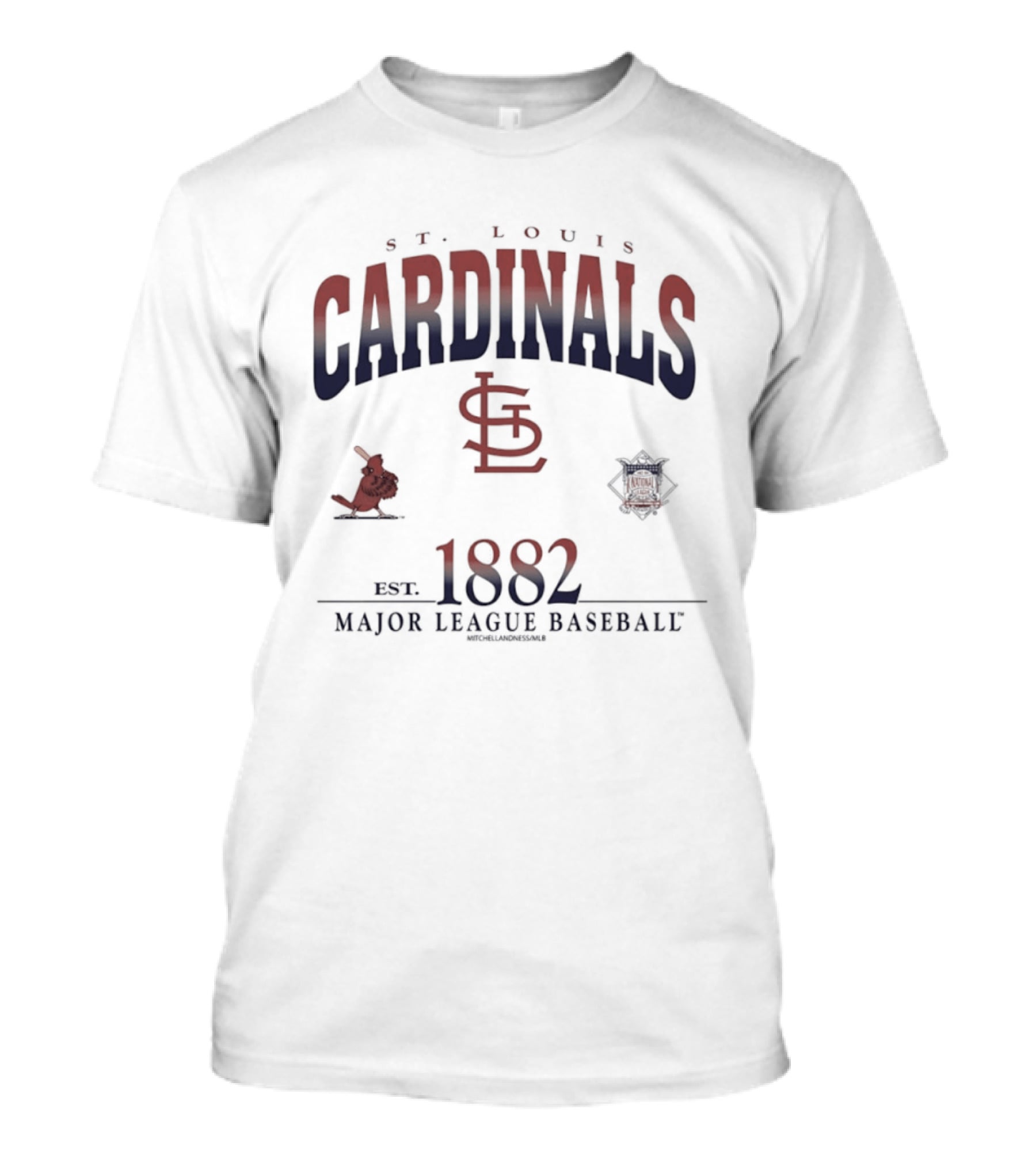 St Louis Cardinals Est 1882 Major League Baseball Vintage Team T-Shirt