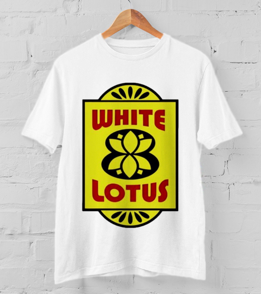White Lotus Retro Motel Sign T-Shirt