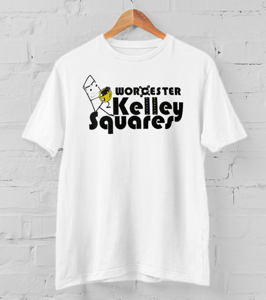 Worcester Kelley Squares Fun Creative Graphic Featuring Snack T-Shirt
