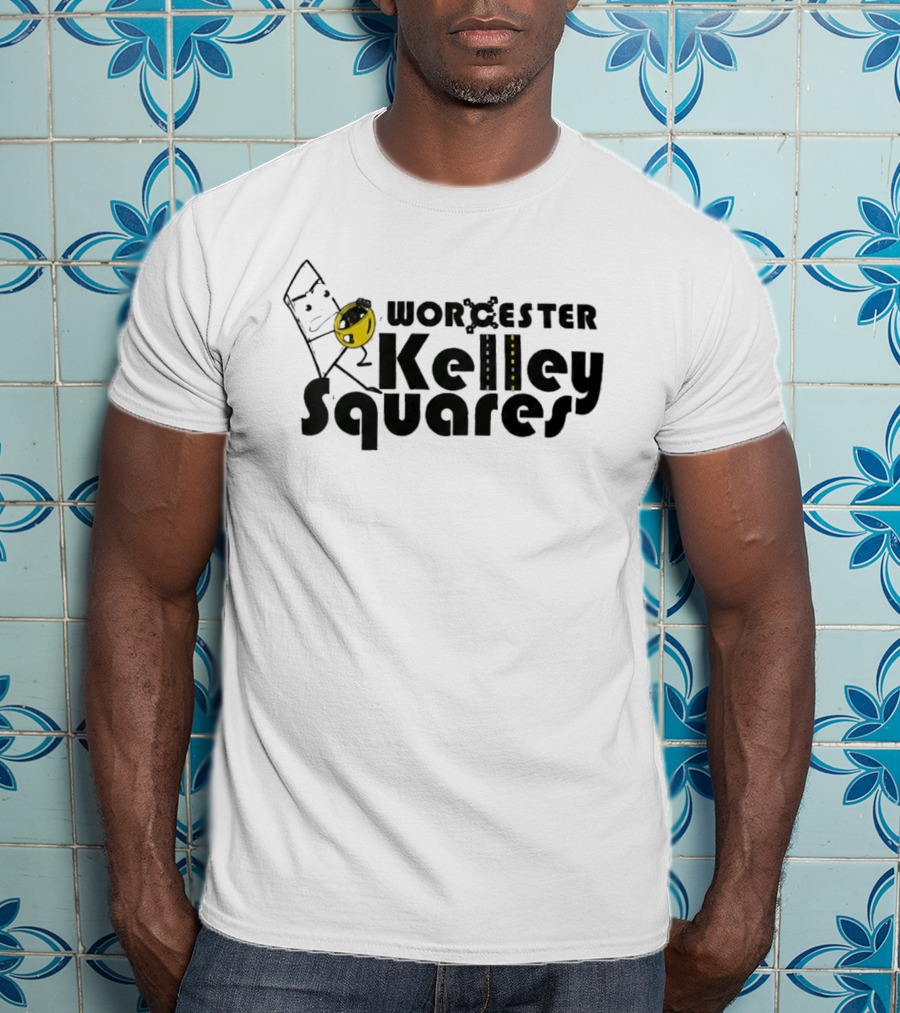 Worcester Kelley Squares Fun Creative Graphic Featuring Snack T-Shirt