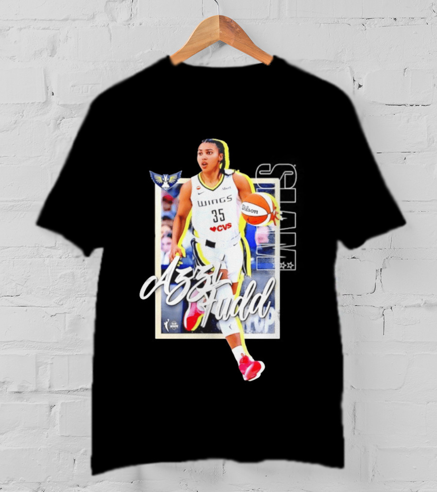 Azzi Fudd Dallas Wings Basketball Slam 262 CVS Wilson T-Shirt