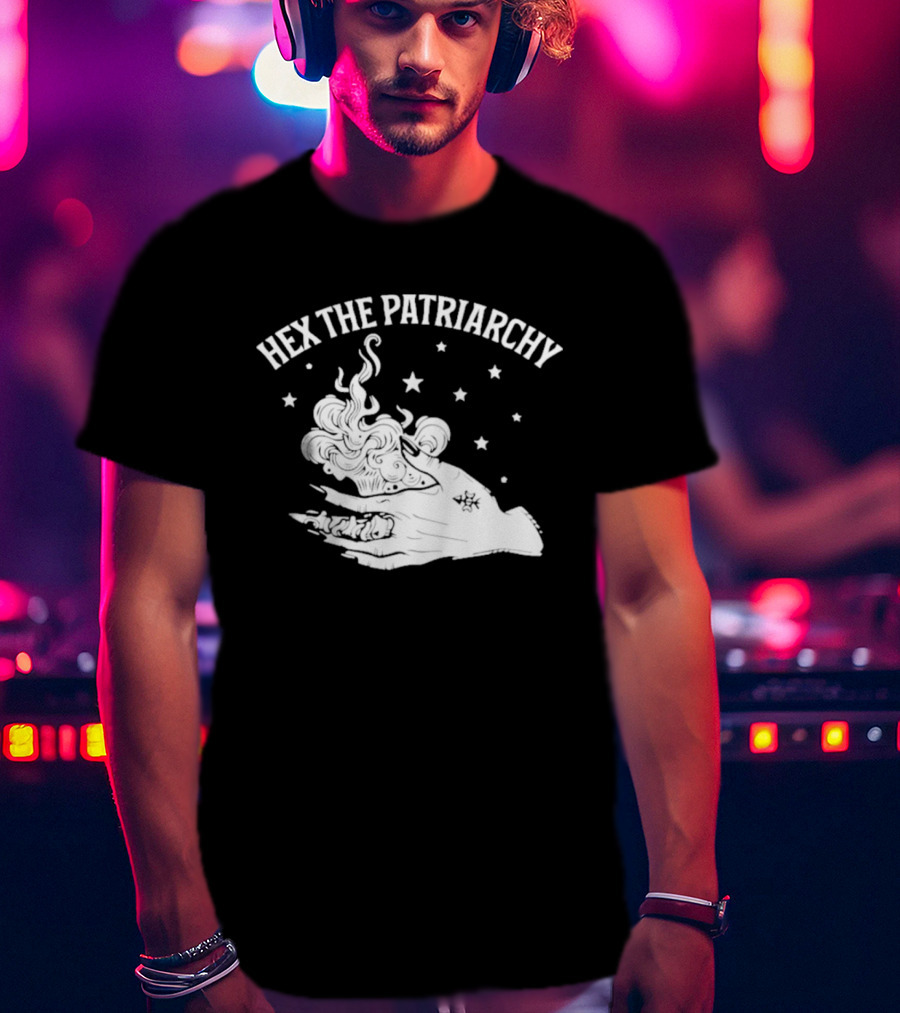 Hex The Patriarchy Mystical Hand Stars T-Shirt