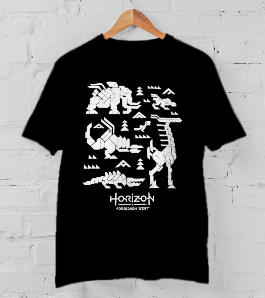 Horizon Forbidden West Machines Iconic Game Creatures T-Shirt