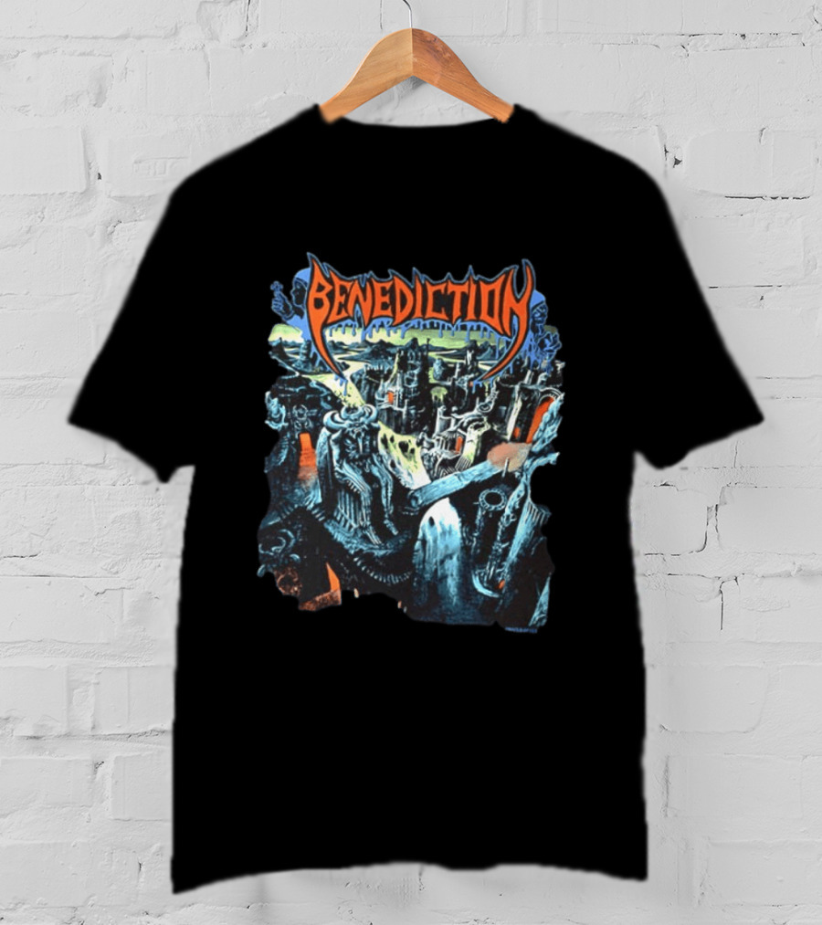 Benediction World Violation Tour 1993 Holland Germany Belgium Switzerland Austria Two Sided T-Shirt