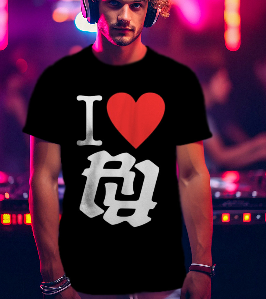 I Heart RR White T-Shirt