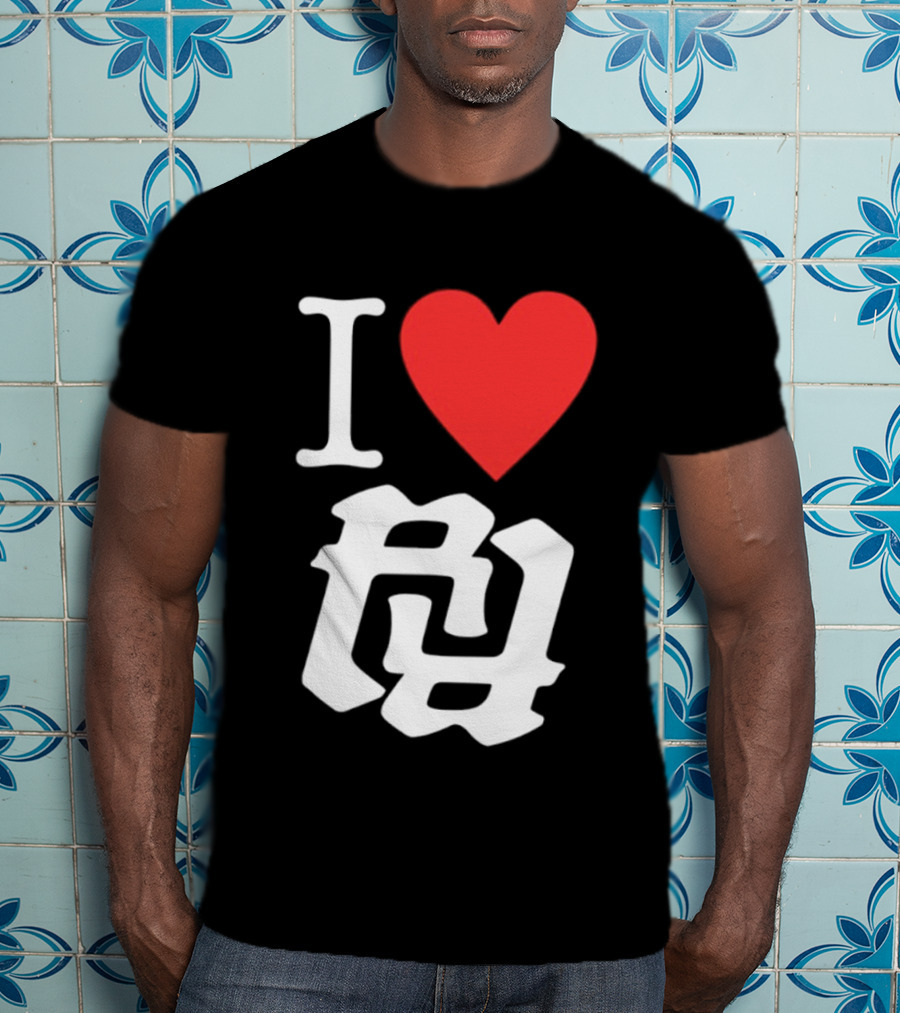 I Heart RR White T-Shirt
