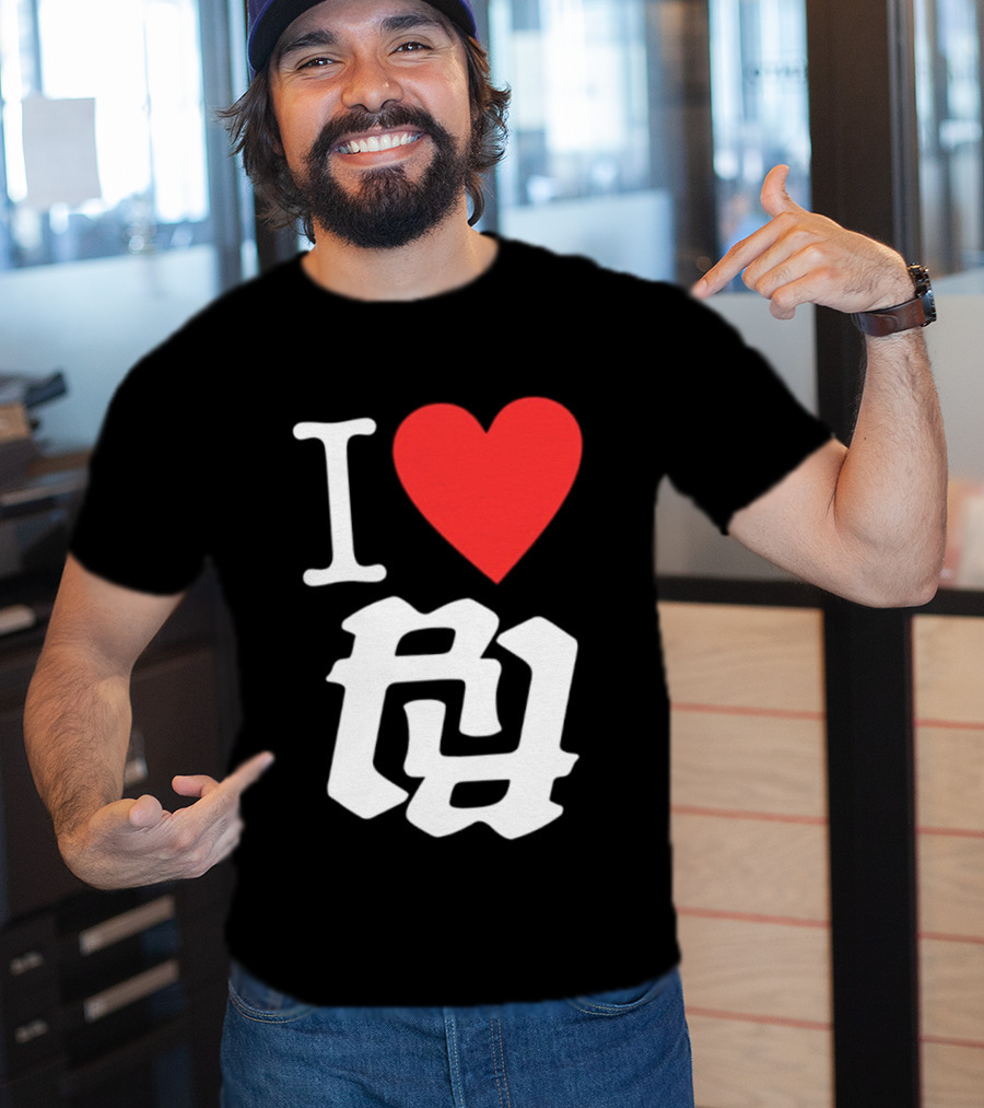I Heart RR White T-Shirt