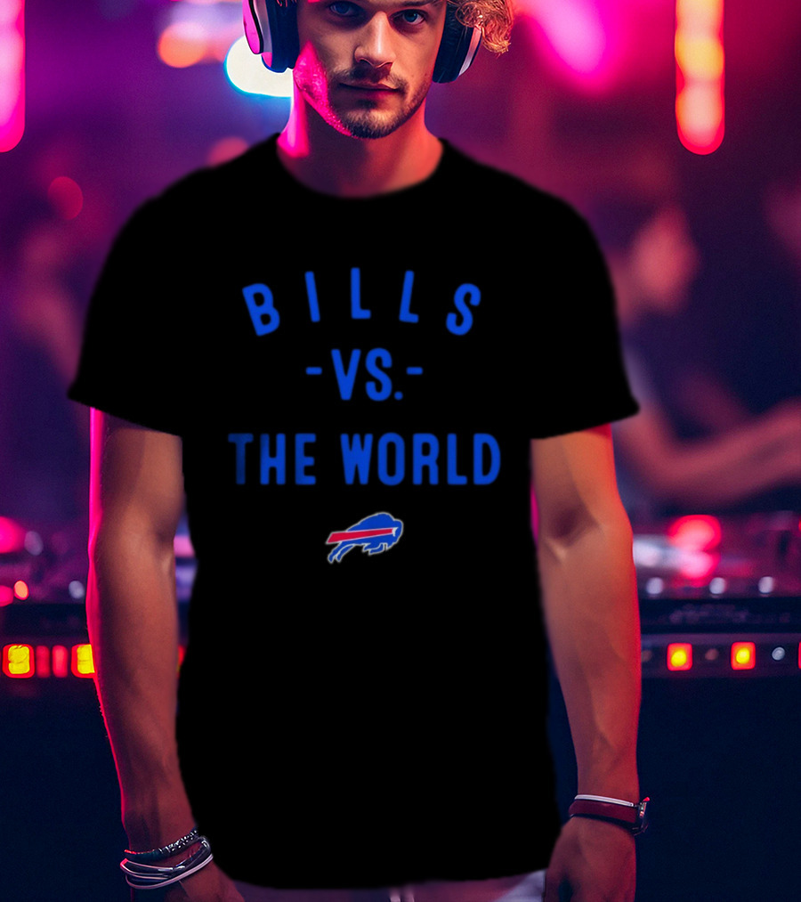 Buffalo Bills Vs The World 2026 Season NFL Team Battle T-Shirt