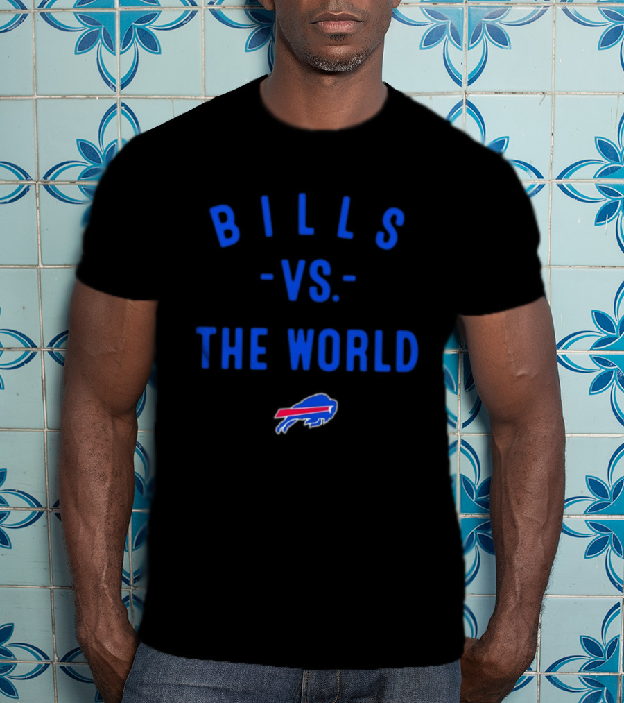 Buffalo Bills Vs The World 2026 Season NFL Team Battle T-Shirt