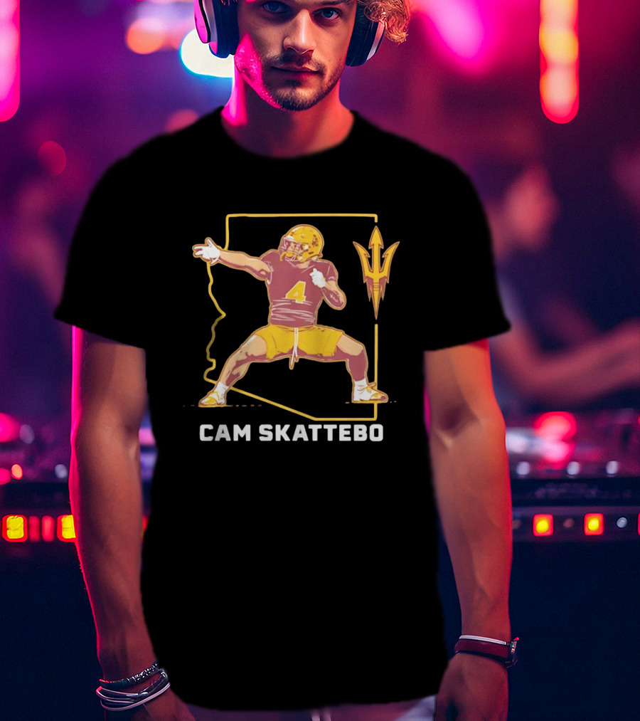 Cam Skattebo ASU Football Arizona State Sun Devils Star 2026 T-Shirt