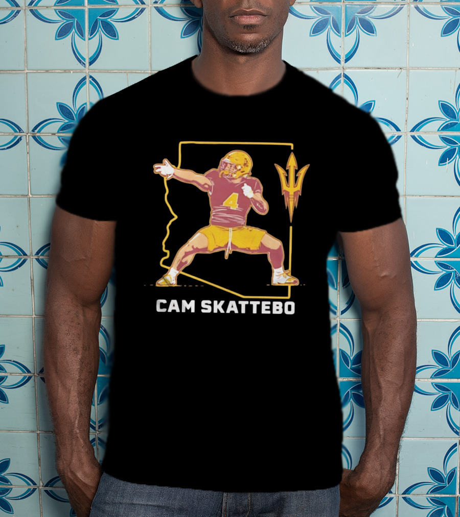 Cam Skattebo ASU Football Arizona State Sun Devils Star 2026 T-Shirt