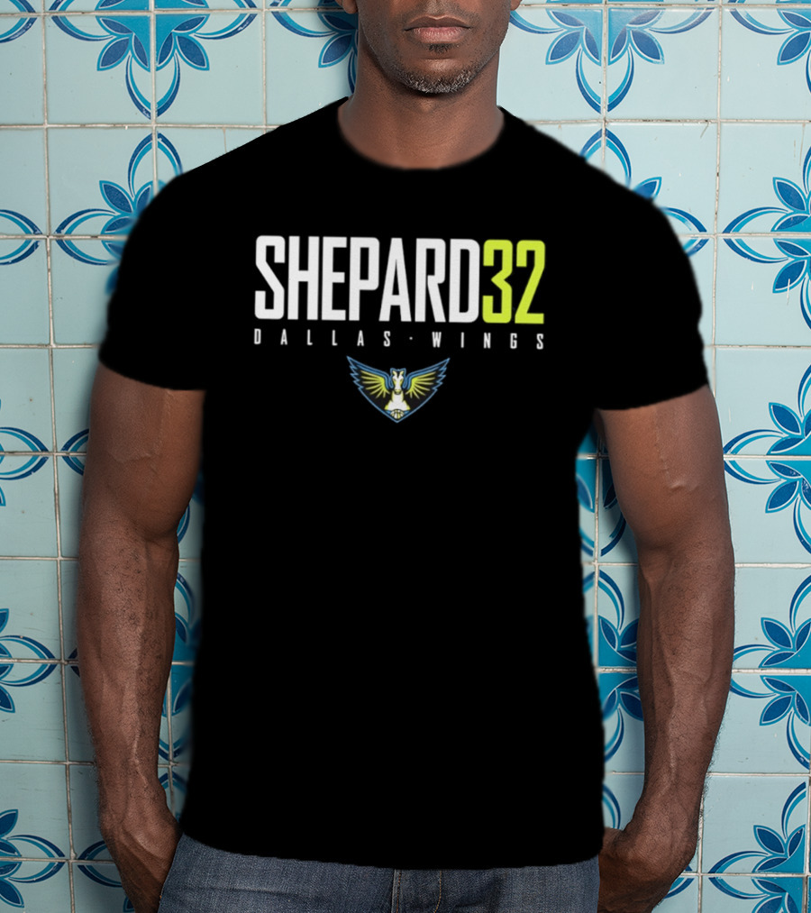 Shepard 32 Dallas Wings WNBA Logo 2026 T-Shirt