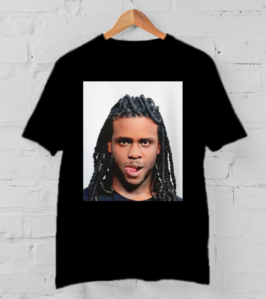 Chief Keef Shot Photo Dreadlocks Tongue Out T-Shirt