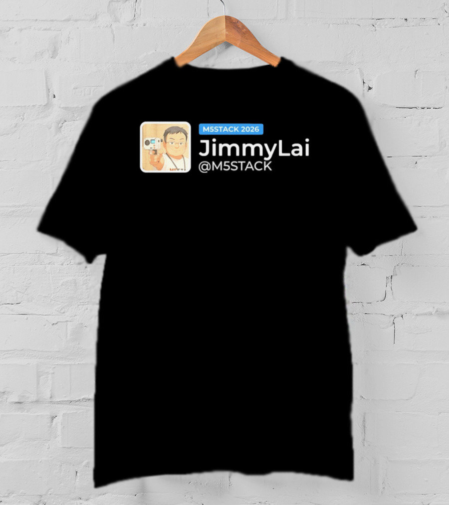 M5STACK 2026 Jimmy Lai M5Stack T-Shirt
