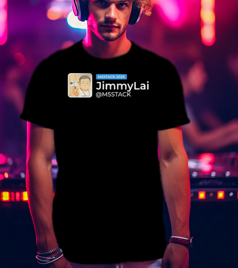 M5STACK 2026 Jimmy Lai M5Stack T-Shirt