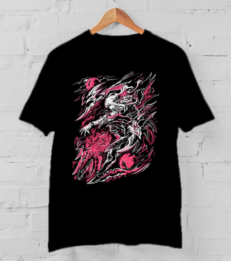 Dragon's Chosen Final Fantasy XIV Abstract Fantasy T-Shirt
