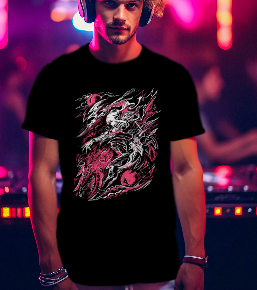 Dragon's Chosen Final Fantasy XIV Abstract Fantasy T-Shirt