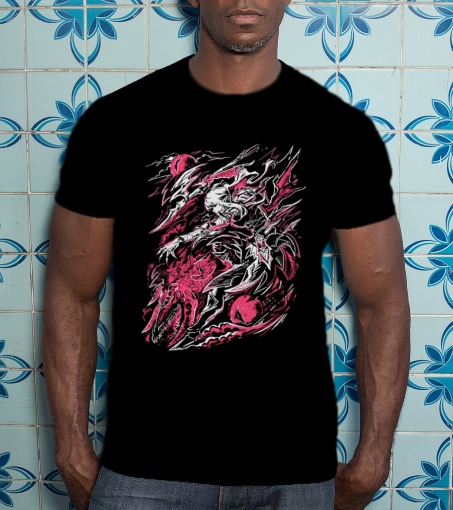 Dragon's Chosen Final Fantasy XIV Abstract Fantasy T-Shirt