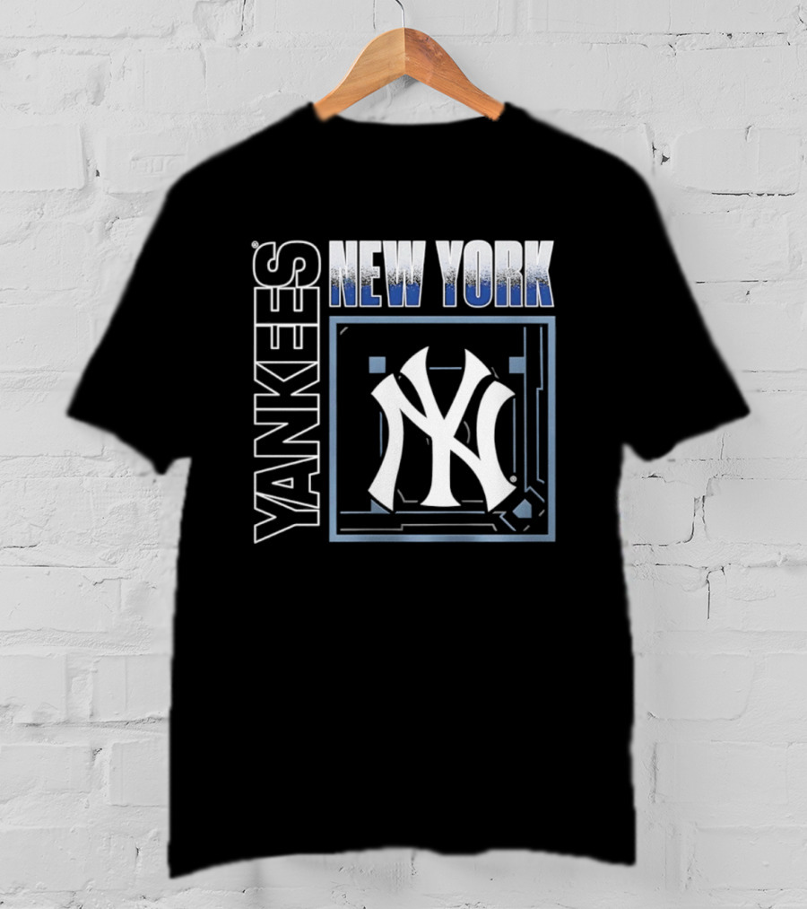 Men's New York Yankees George Lombard Jr. Black Homefield Pop Yankees T-Shirt