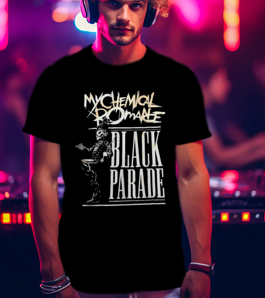 My Chemical Romance Black Parade Skeleton Marching Band T-Shirt