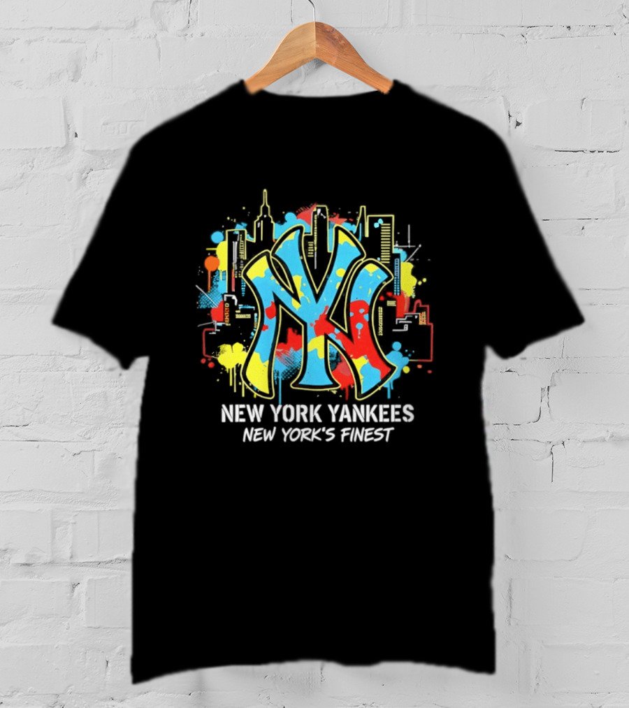 New York Yankees City Skyline New York's Finest T-Shirt