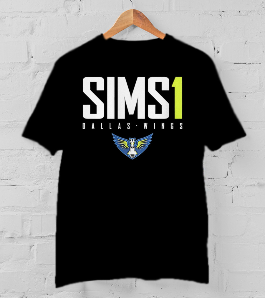 Odyssey Sims 1 Dallas Wings 2026 WNBA Player Jersey Fan Gear T-Shirt