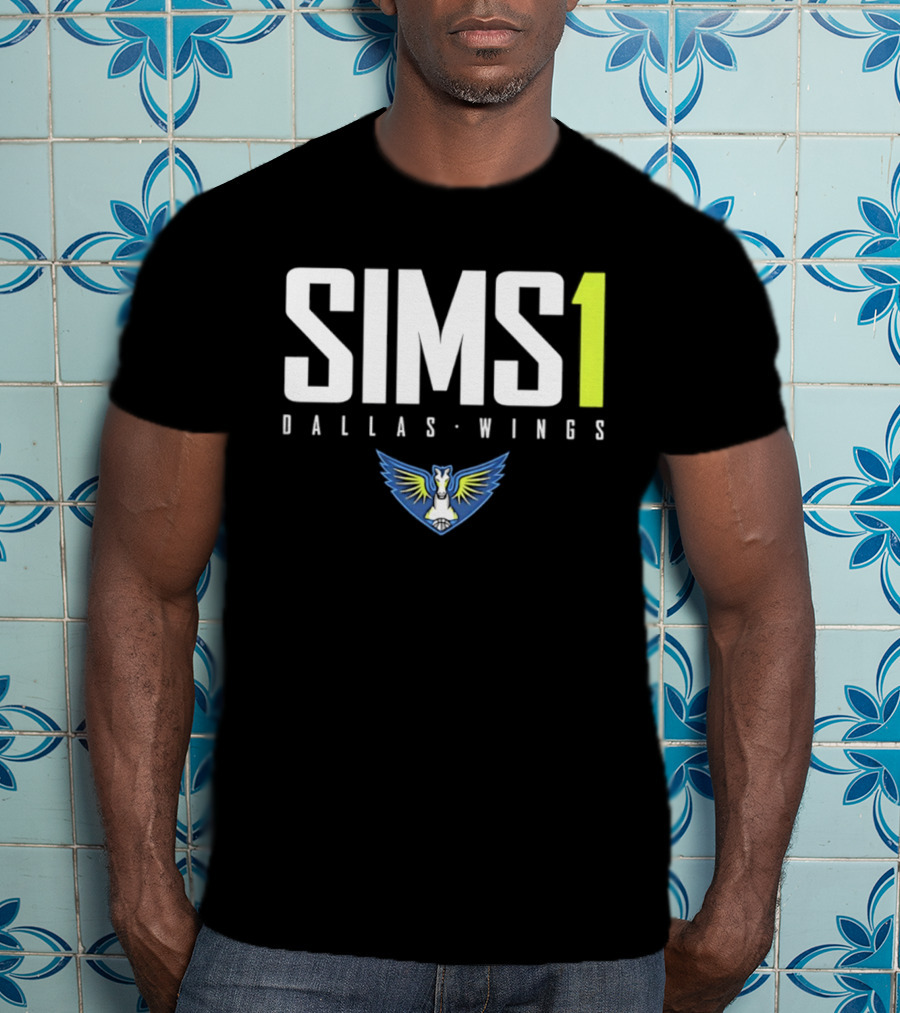 Odyssey Sims 1 Dallas Wings 2026 WNBA Player Jersey Fan Gear T-Shirt