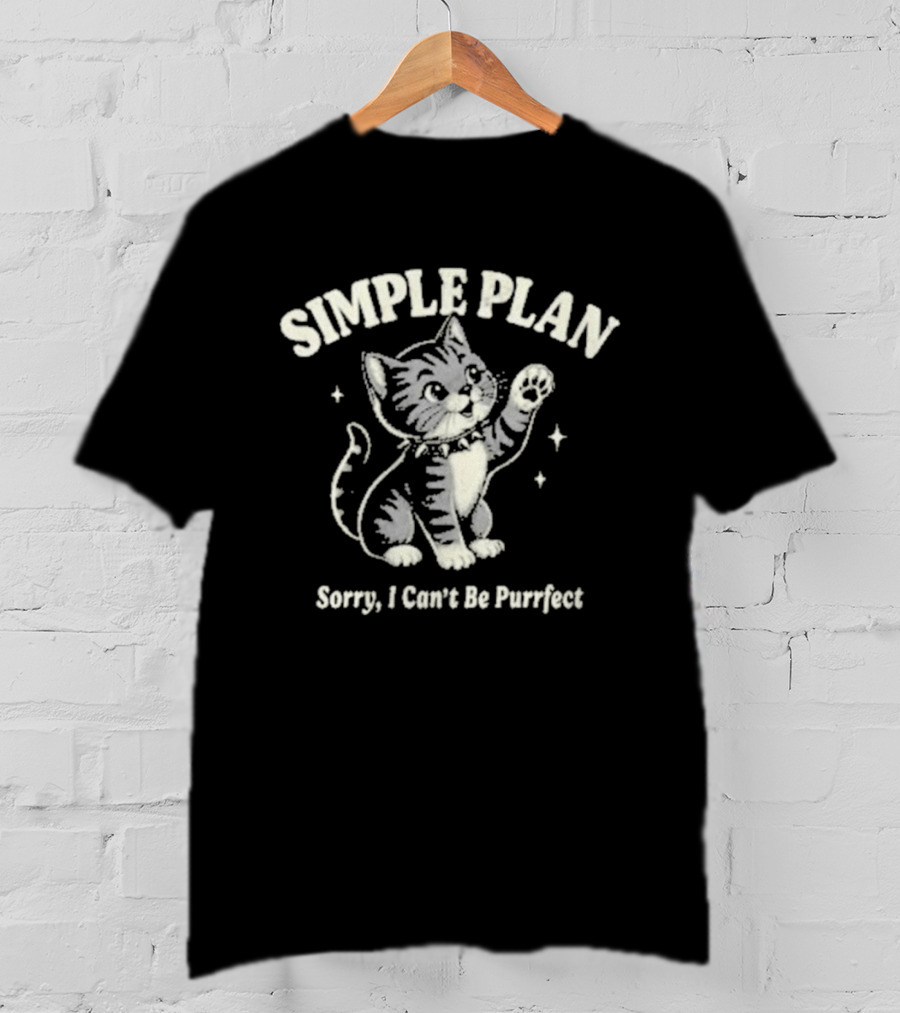 Simple Plan Cat T-Shirt