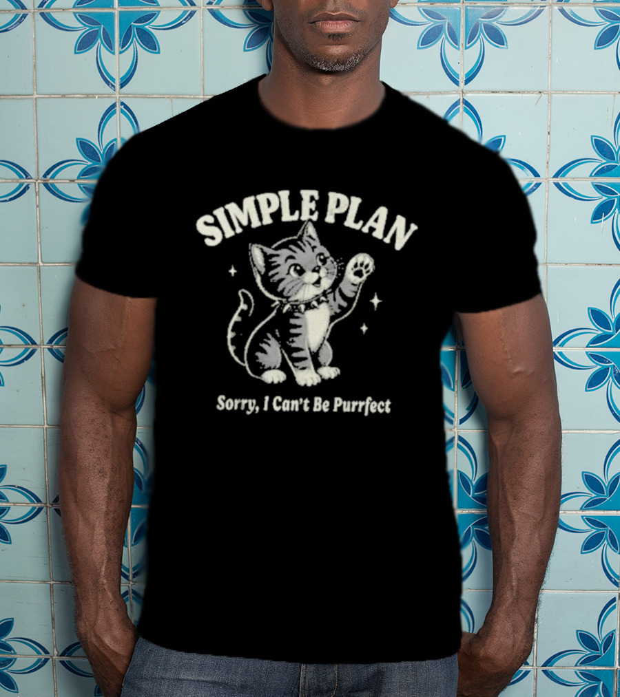 Simple Plan Cat T-Shirt