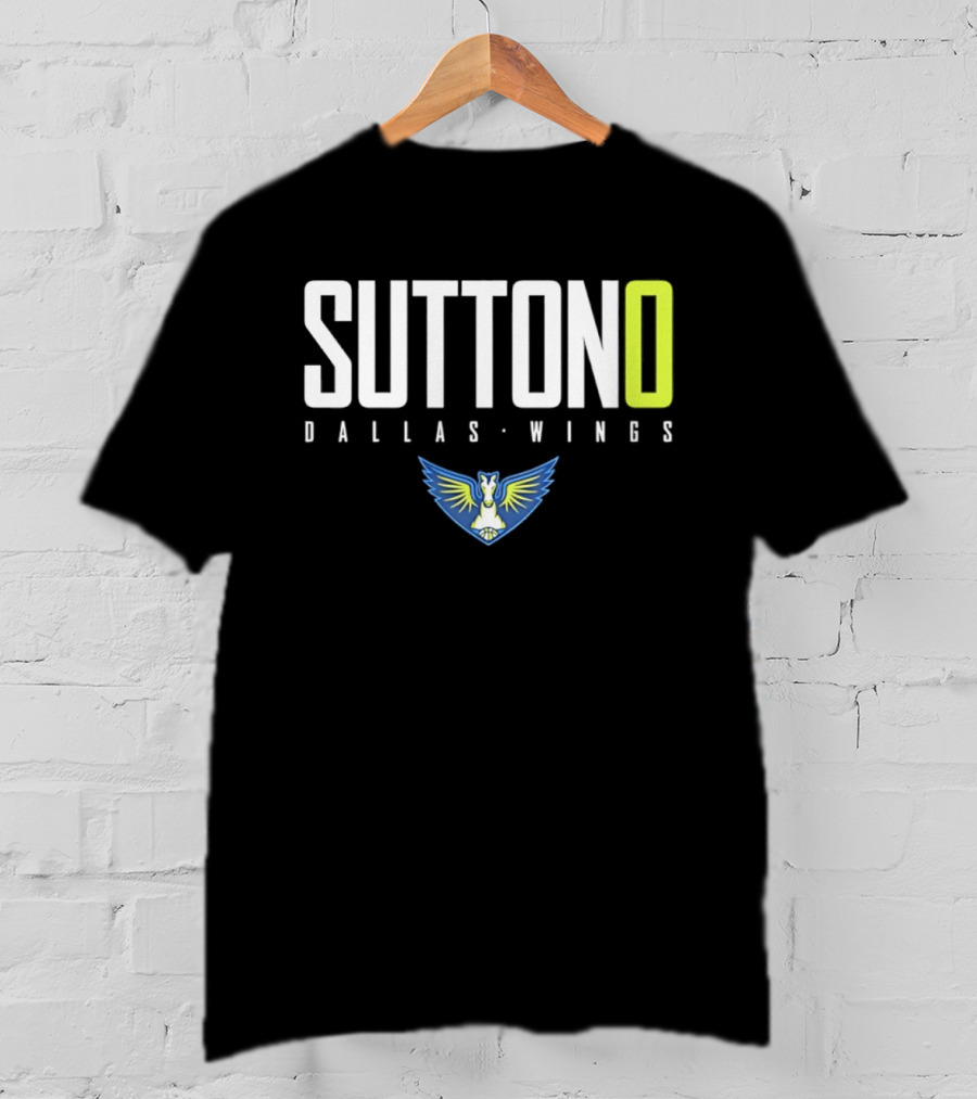 Sutton 0 Dallas Wings Sug Sutton WNBA 2026 T-Shirt