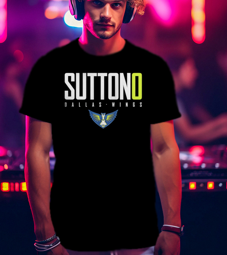 Sutton 0 Dallas Wings Sug Sutton WNBA 2026 T-Shirt