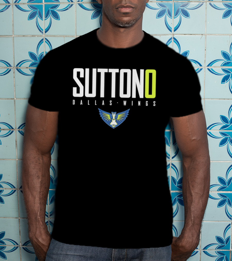 Sutton 0 Dallas Wings Sug Sutton WNBA 2026 T-Shirt
