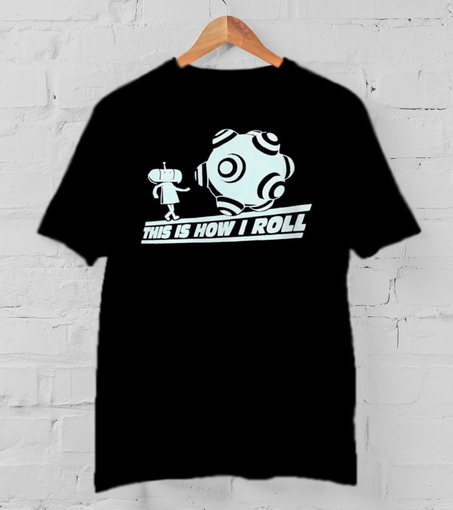 This Is How I Roll Katamari Damacy Character Pushing Ball T-Shirt
