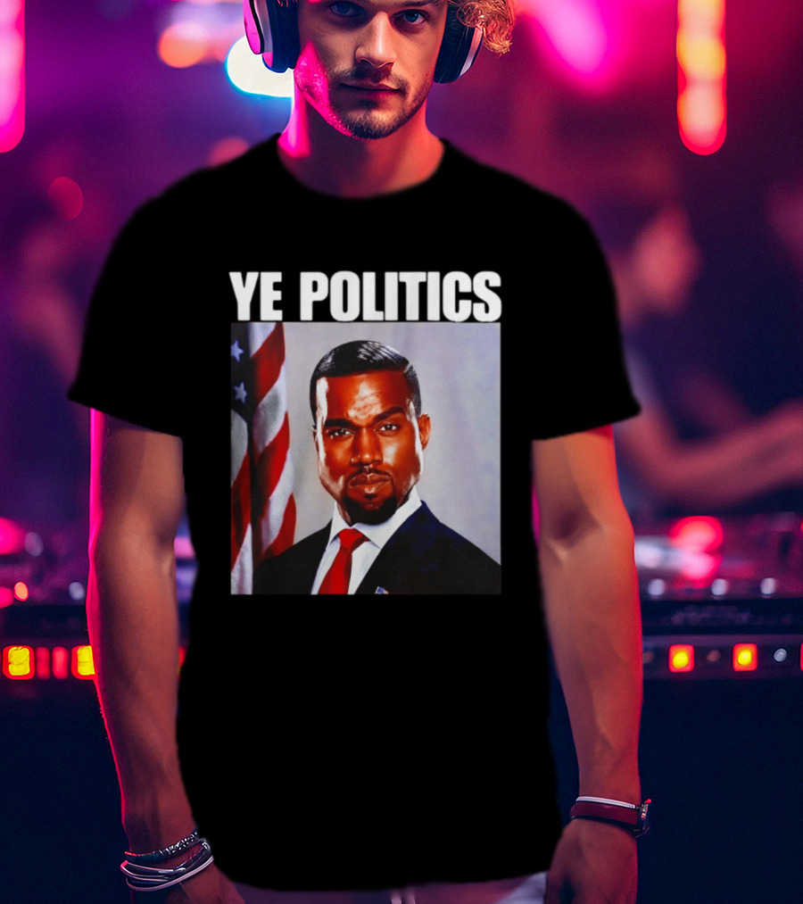 Ye Politics Kanye West American Flag T-Shirt