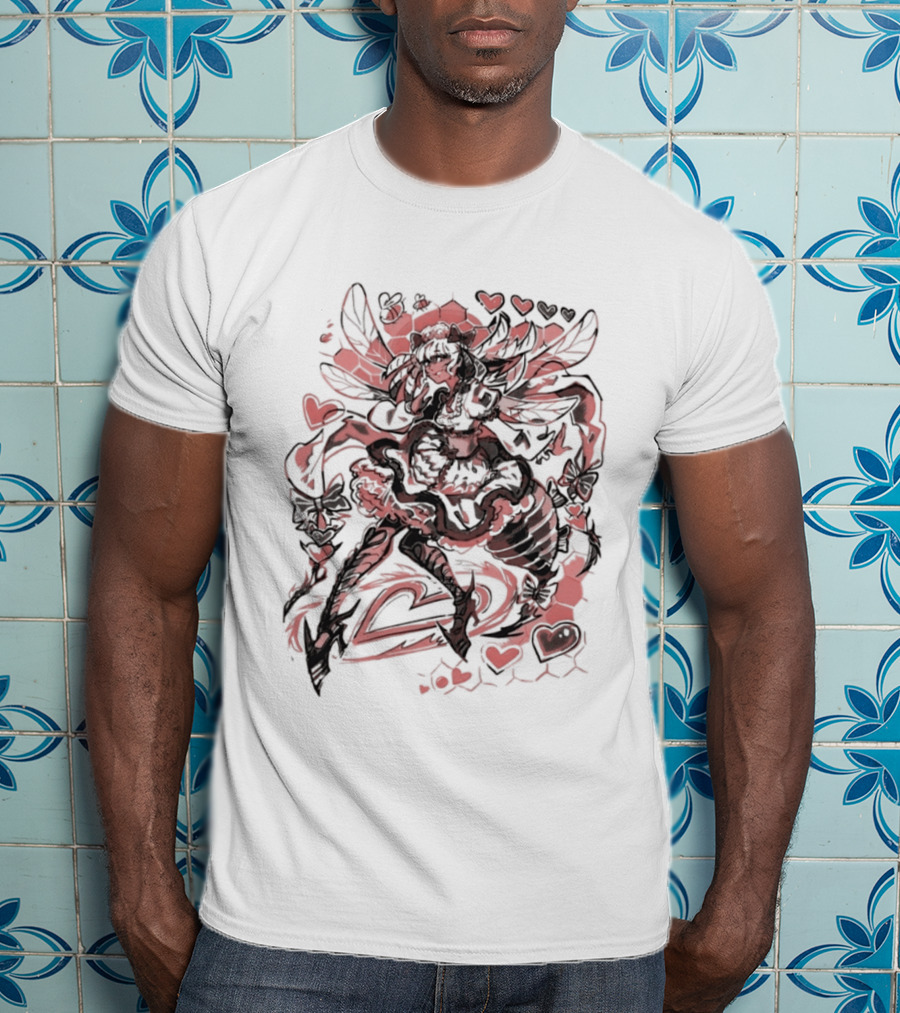 Bee My Lovely Final Fantasy XIV Valentine's Heart Wings Love T-Shirt