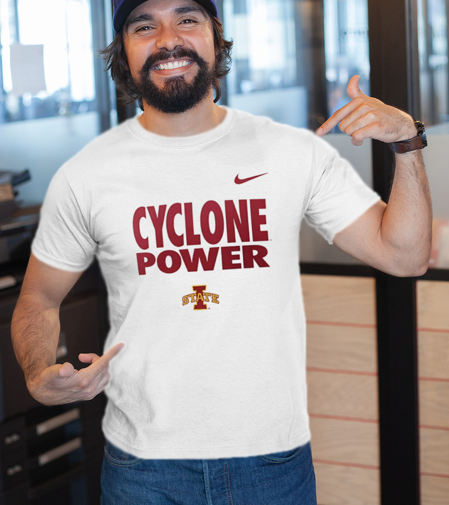 Cyclone Power Iowa State Nike Sports Fan Gear T-Shirt