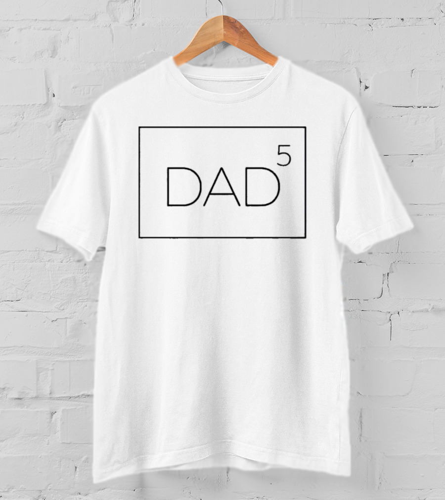 Kershaw Dodgers Dad 5 Rectangle Box T-Shirt